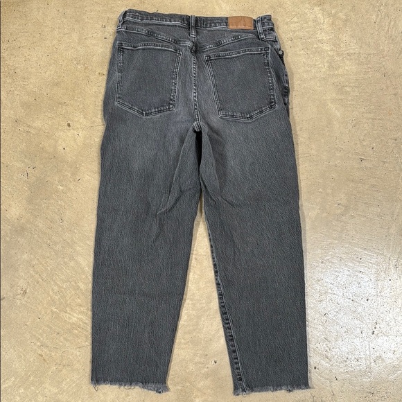 Madewell Vintage Black stretch Denim High Rise Balloon Jeans sz 30T - Picture 10 of 13